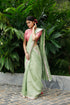 Handwoven Mint  Chanderi Saree